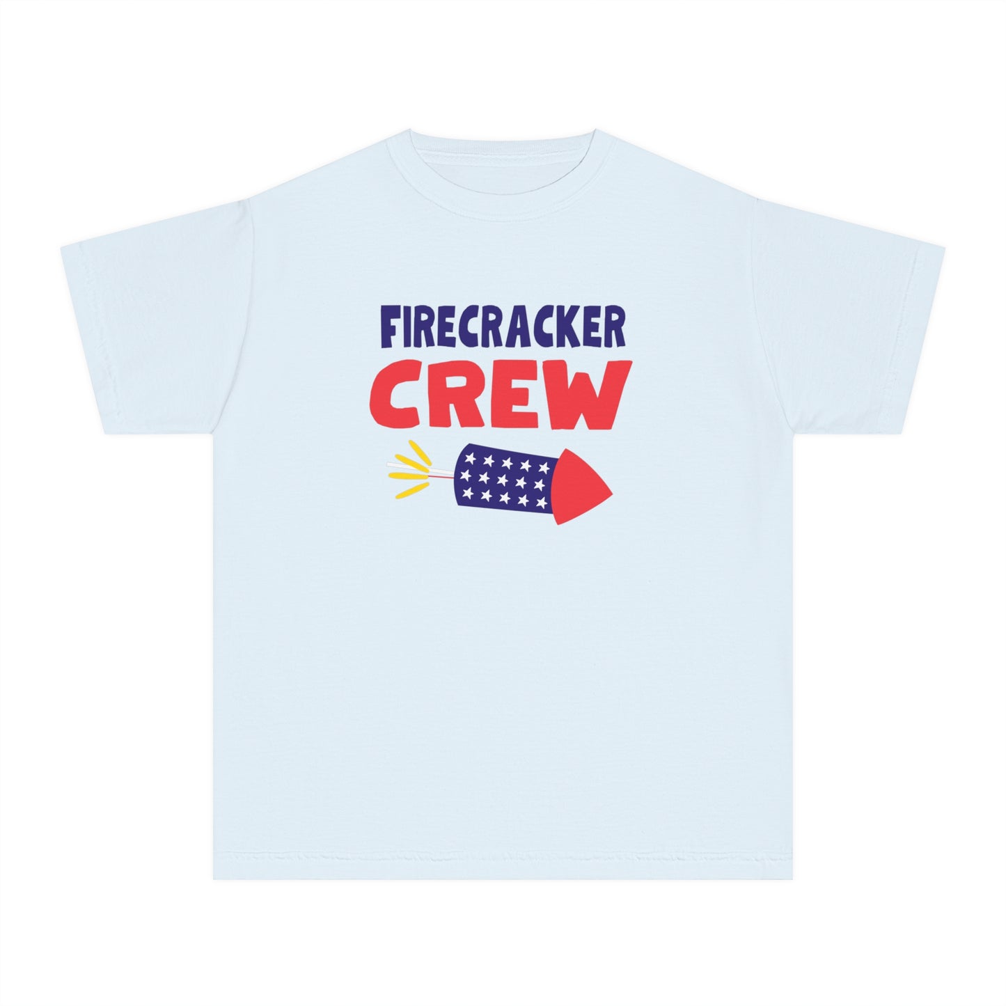 FIRECRACKER CREW (COMFORT COLORS) - 22 Urban Social-coolest, cutest t-shirts for every occasion- halloween shirts-thanksgiving shirts - christmas shorts - st Paddy shirts- earth day shirts -fun shirts - easter shirts