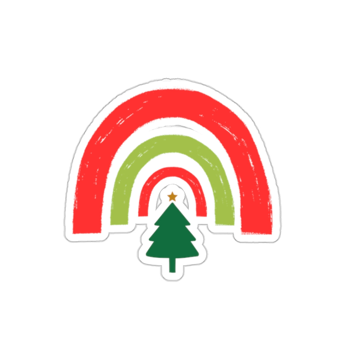 Christmas Arches Sticker