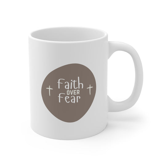 FAITH OVER FEAR MUG