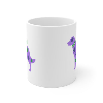 PATRIOTIC PUP COLOR SERIES PURPLE MUG