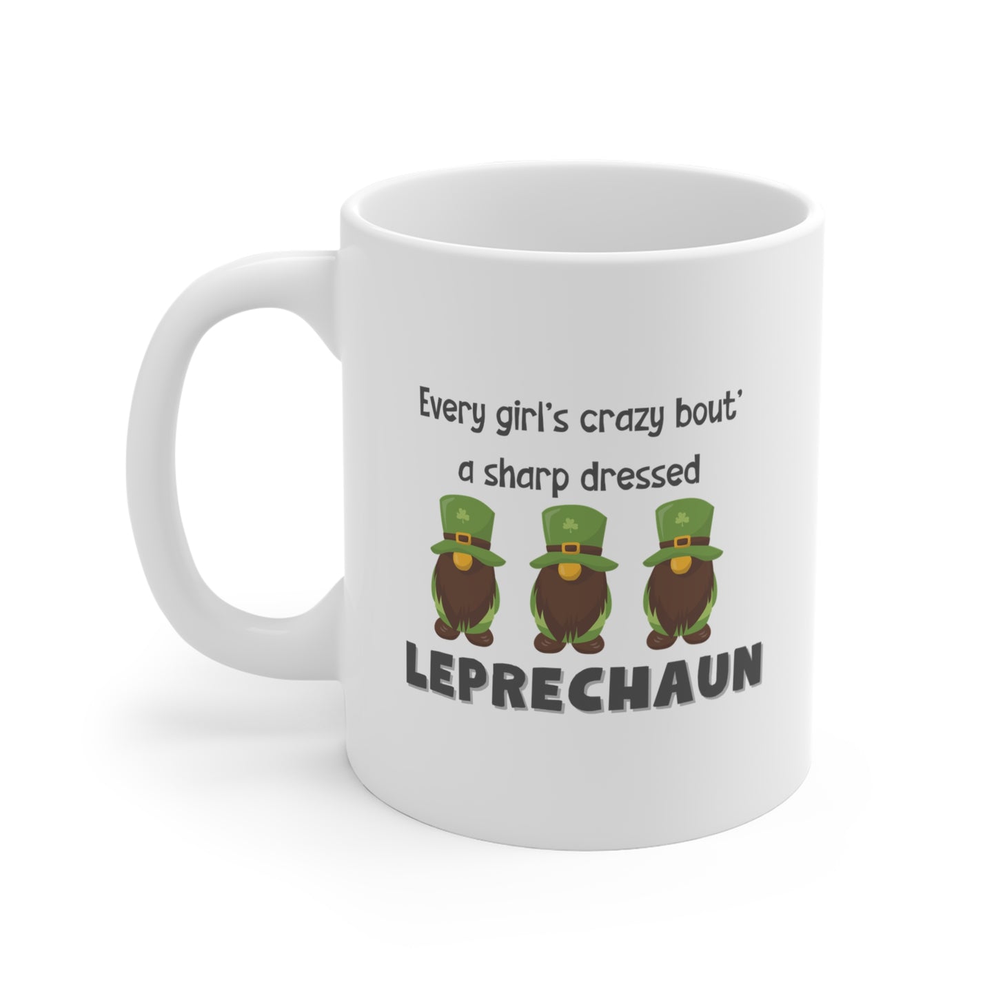 SHARP DRESSED LEPRECAUN MUG