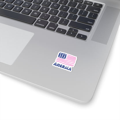 America Pink Sticker