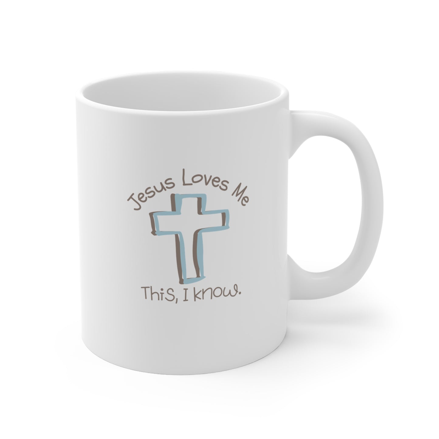 JESUS LOVES ME MUG