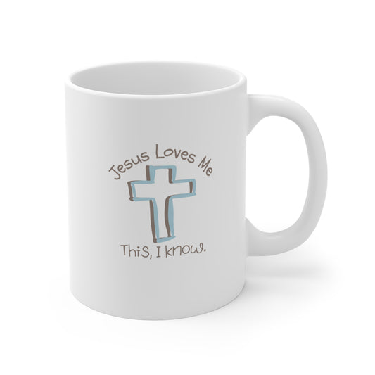 JESUS LOVES ME MUG