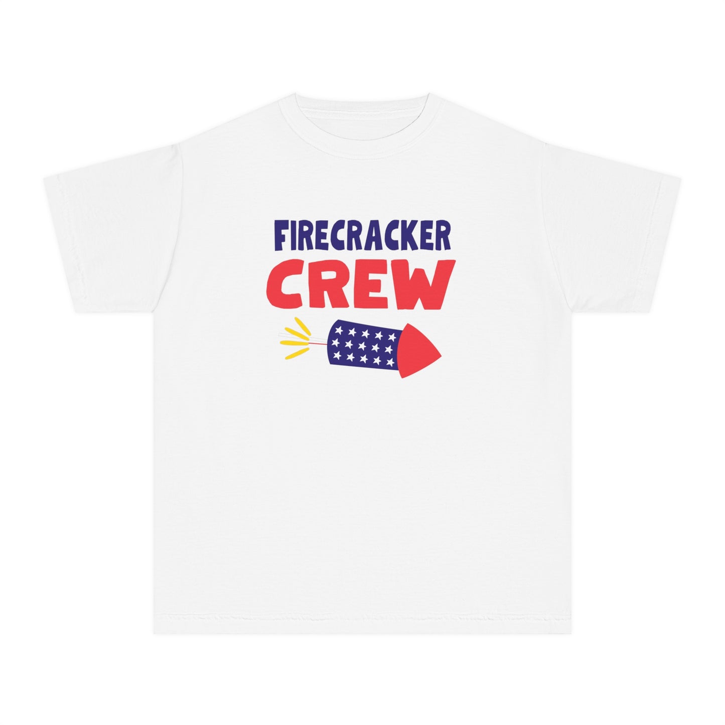 FIRECRACKER CREW (COMFORT COLORS) - 22 Urban Social-coolest, cutest t-shirts for every occasion- halloween shirts-thanksgiving shirts - christmas shorts - st Paddy shirts- earth day shirts -fun shirts - easter shirts