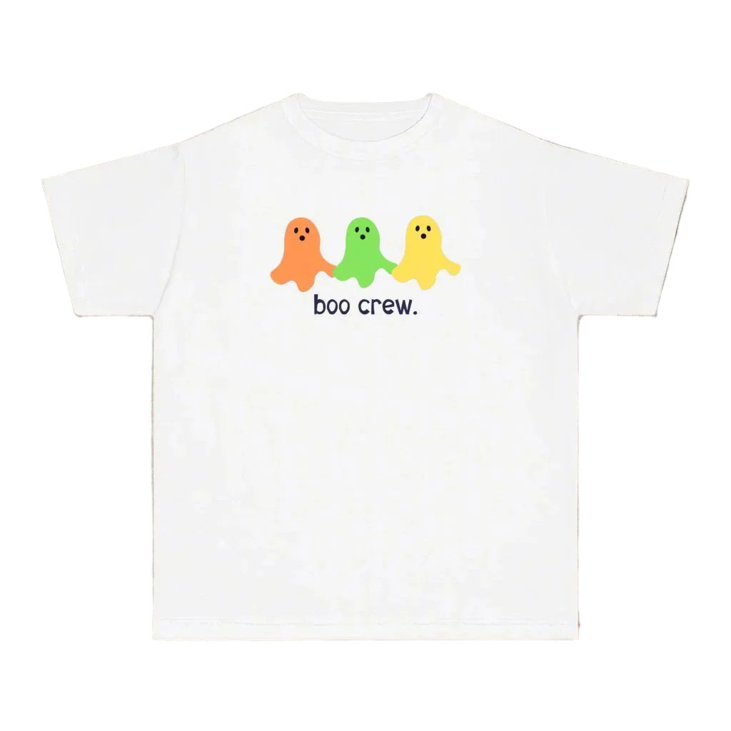 BOO CREW (COMFORT COLORS) - 22 Urban Social-coolest, cutest t-shirts for every occasion- halloween shirts-thanksgiving shirts - christmas shorts - st Paddy shirts- earth day shirts -fun shirts - easter shirts