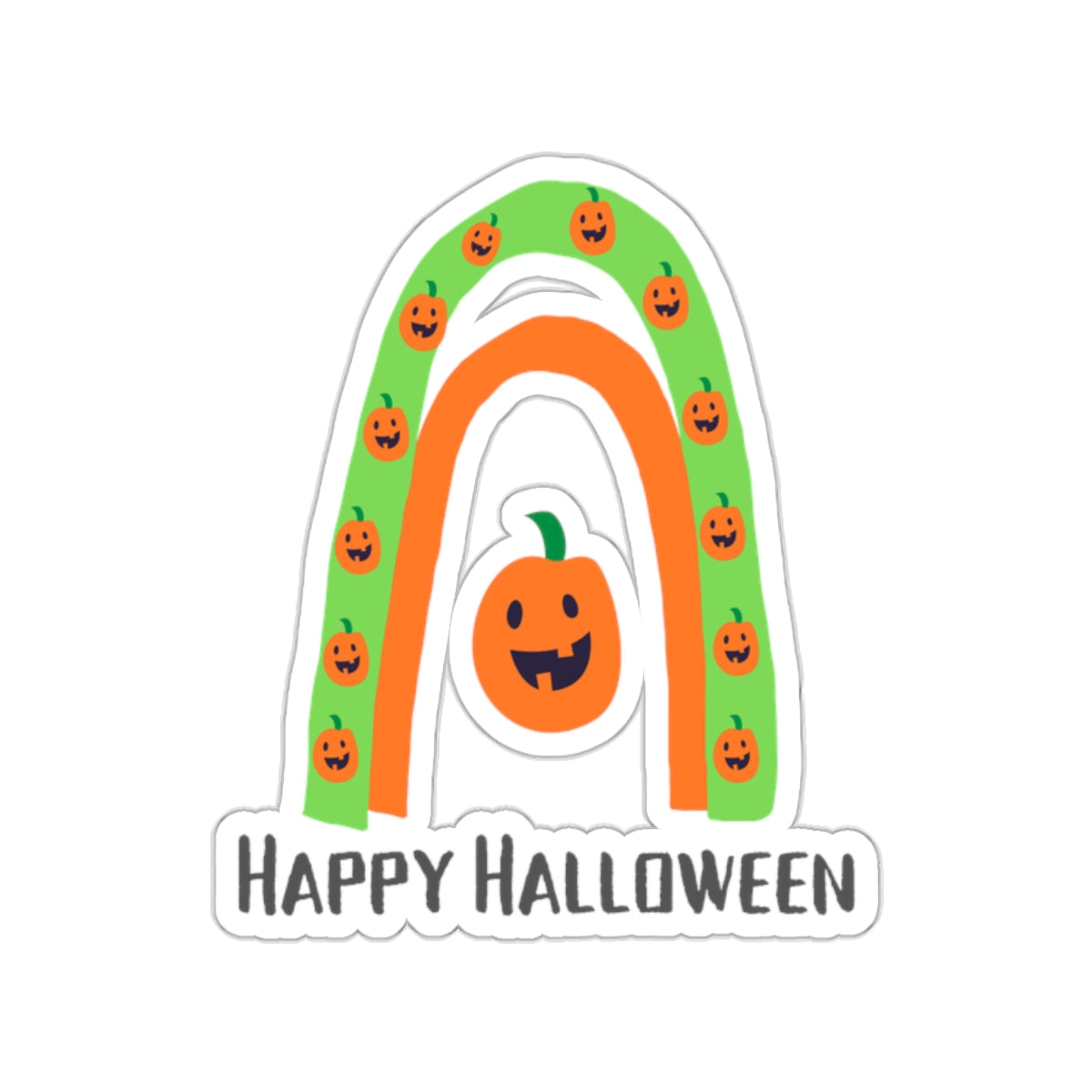 Pumpkin Arches Sticker