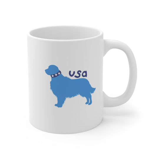 Patriotic Pup Color Series Mug