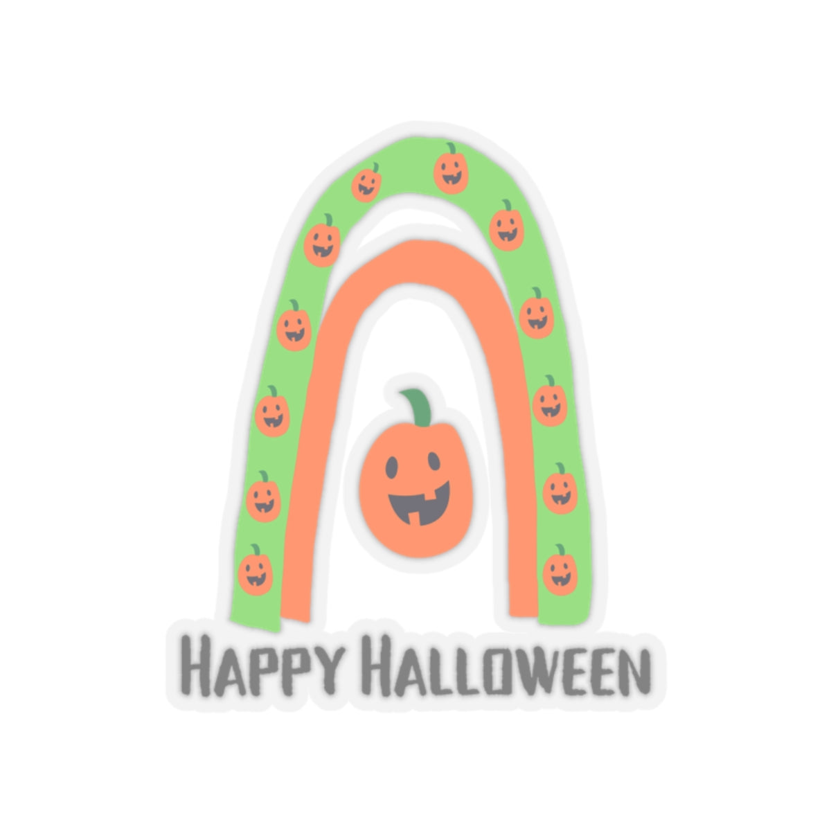 Pumpkin Arches Sticker