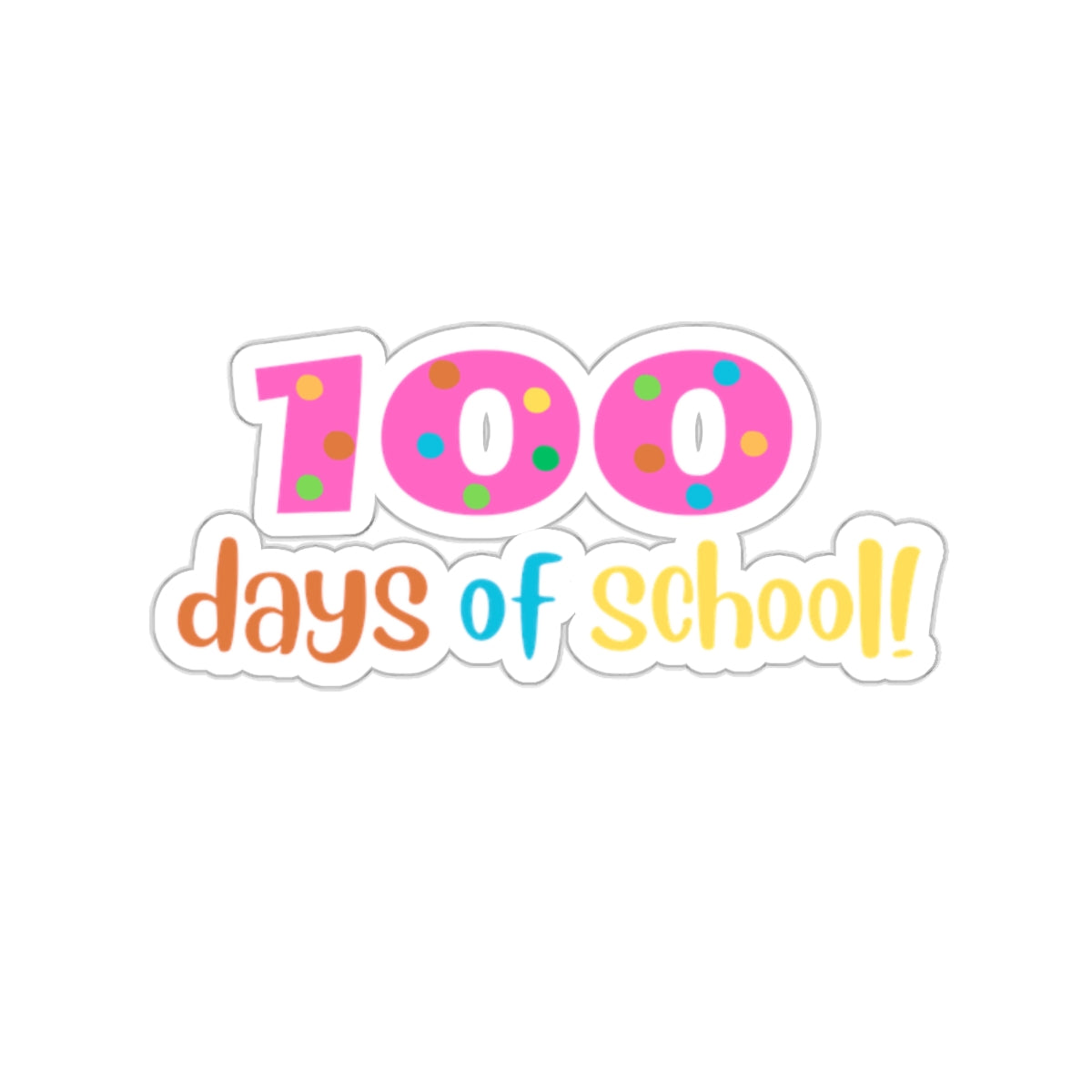 100 Days of School Sticker