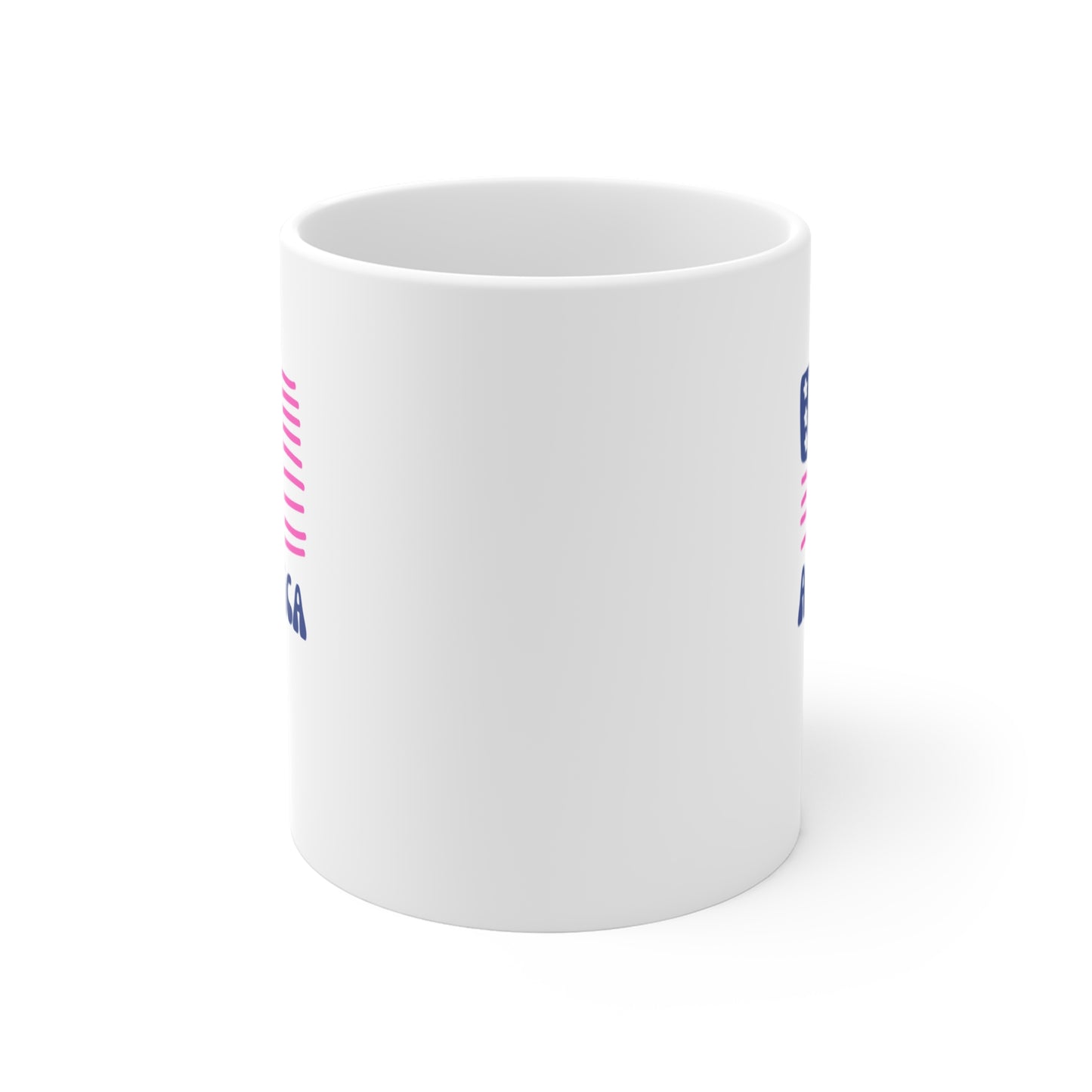 AMERICAN FLAG PINK MUG