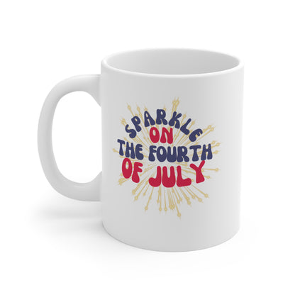 SPARKLE ON THE FOURTH OF JULY MUG