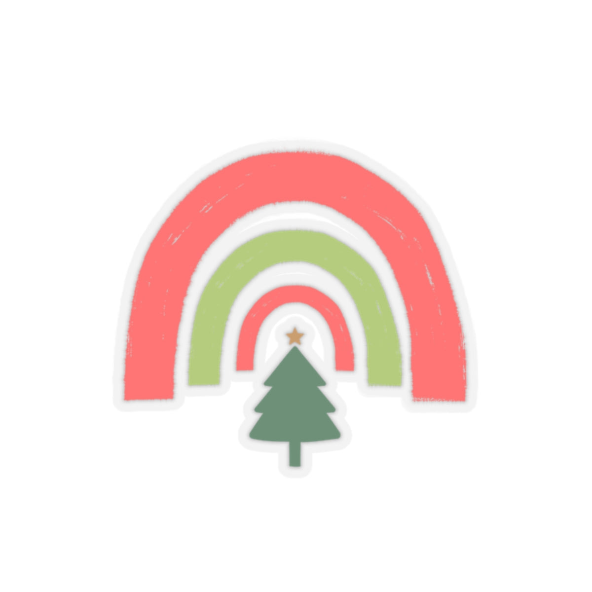 Christmas Arches Sticker