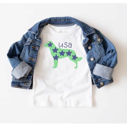 Patriotic Pup Color Star Series Green