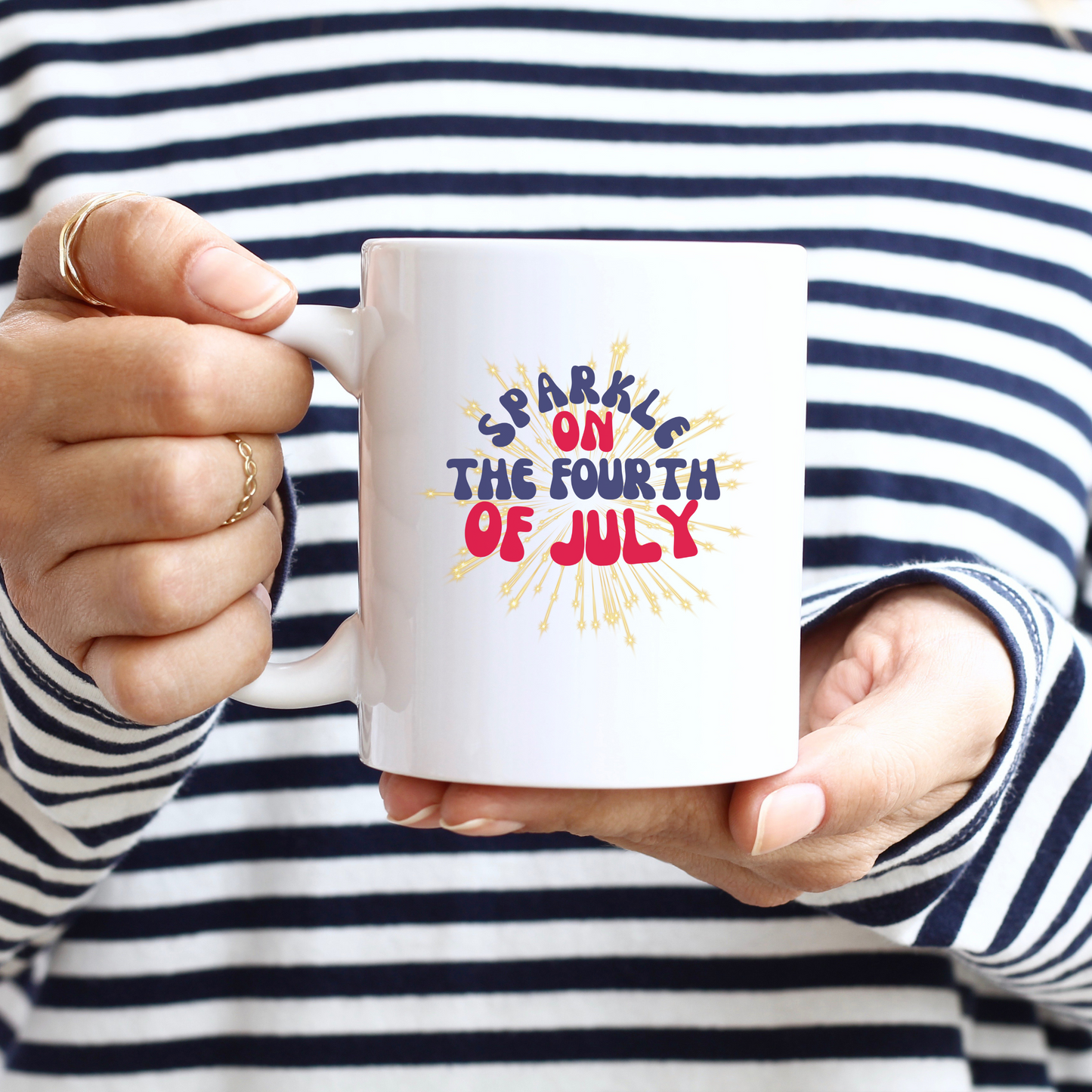 SPARKLE ON THE FOURTH OF JULY MUG